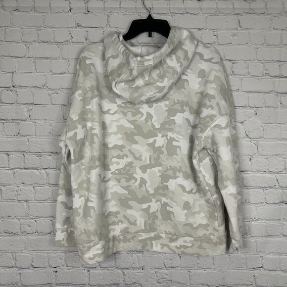 LAZYPANTS - White Camo Sweatshirt - Picture 2 of 5